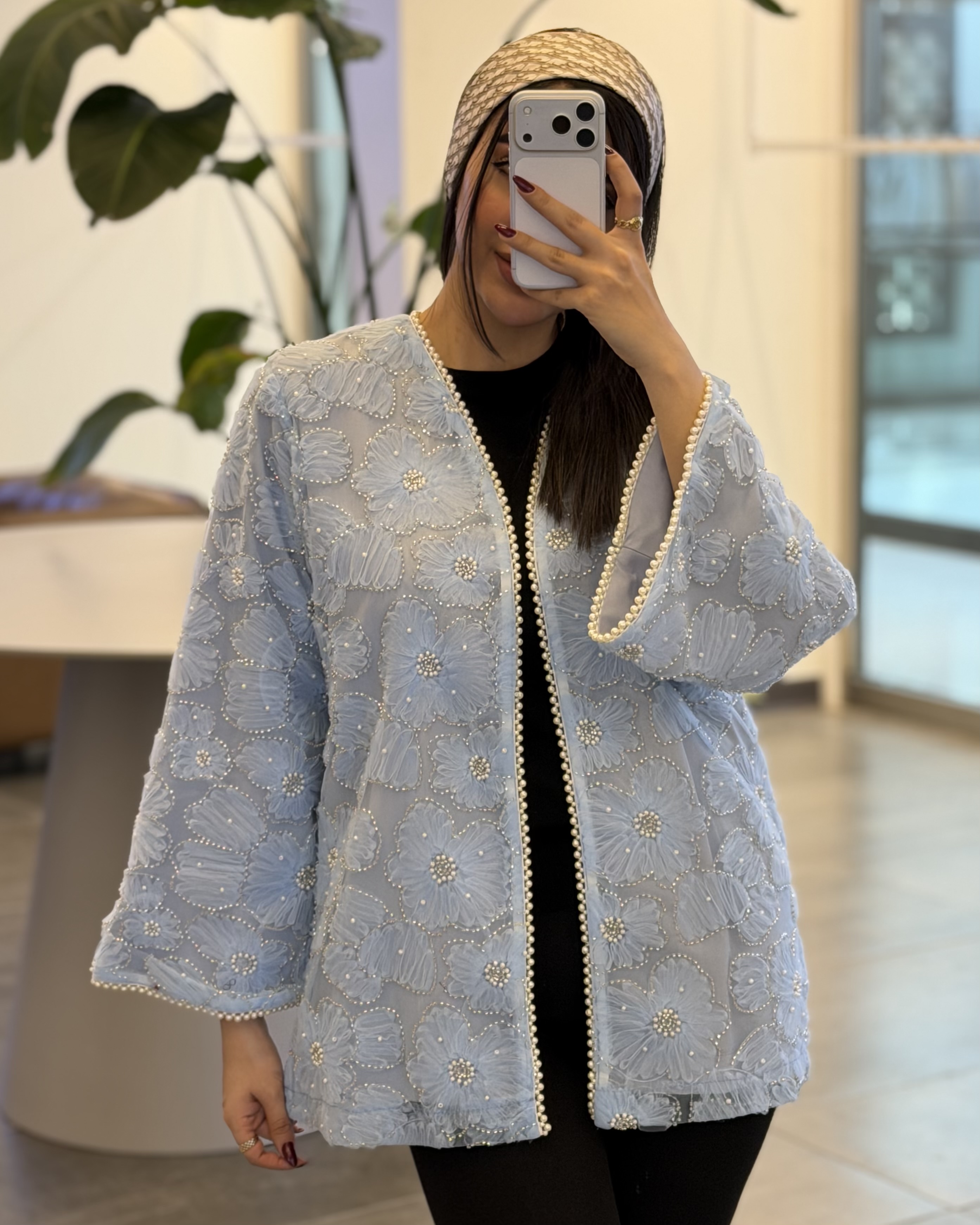 مانتو گیپور سنگ دوزی مزونی کد404