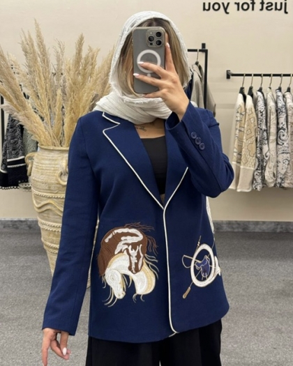 کت لینن کنف گلدوزی کد212