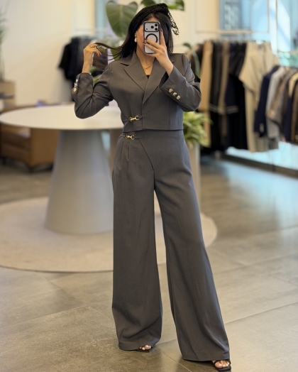 کراپ کت با شلوار بزایاق کد405