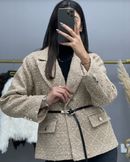 کت شانل روبان دوزی کد279